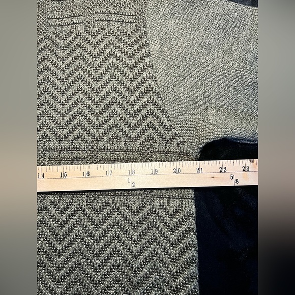 Aldo Contini Italia Zip Up Sweater, Brown w/pattern, Size Large - Picture 8 of 16